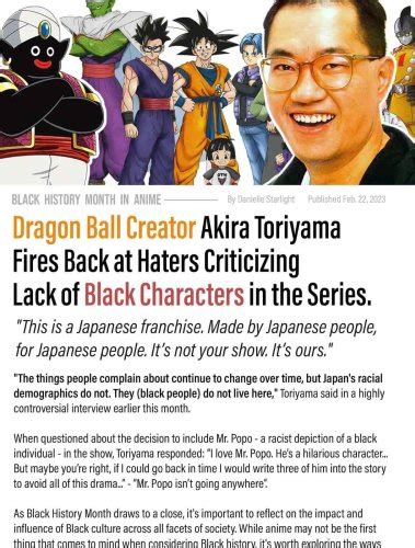 akira toriyama racist|Akira Toriyama: How Black fans came to love Dragon Ball and .